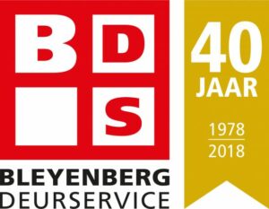 Logo Bleyenberg Deurservice 40 jaar oud