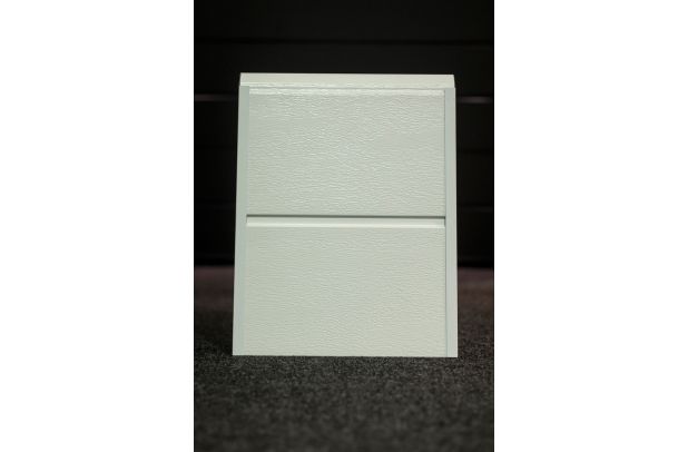 Ligna Woodgrain sectionaaldeur wit oppervlakte